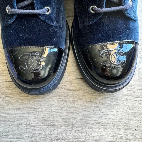 Chanel Moto/Combat Boots Sz 38US 8 - Picture 8 of 9